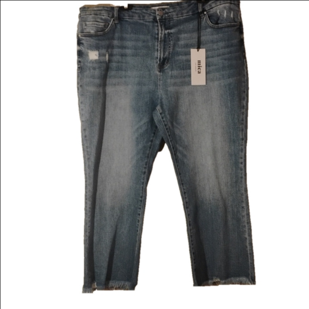 Mica  high rise crop flare size 22 jeans.Tags Have Since Fallen Off.